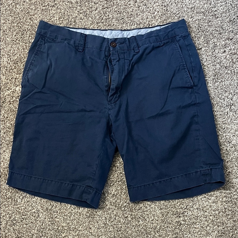 Ralph Lauren Classic Blue Flat Front Shorts